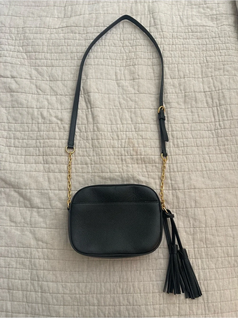 Tory Burch Black Leather Crossbody